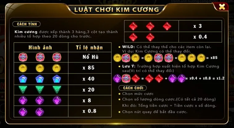 Khám Phá Nổ Hũ Kim Cương 98Win Cực Hấp Dẫn Thắng Lớn Mỗi Ngày